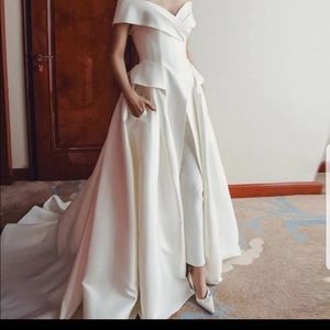 NWT Unique Ivory Capris Pants Wedding Dress